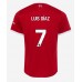 Liverpool Luis Diaz #7 Kopio Koti Pelipaita 2023-24 Lyhyet Hihat